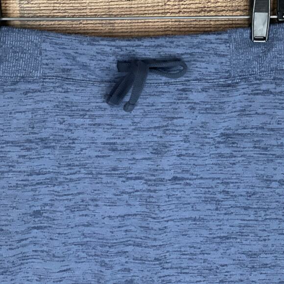 Athleta Downplay Knit Drawstring Waist Mini Skirt Heather Blue Size Small - Picture 2 of 10